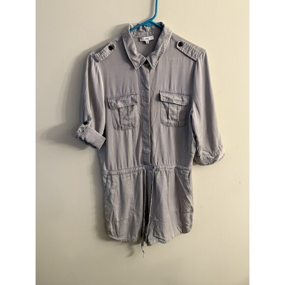 Fate Purple Grey Drawstring Waist Romper Women’s M - Picture 4 of 14